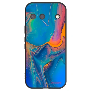 Picasee silikonový černý obal pro Google Pixel 9 - Rainbow