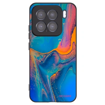 Picasee silikonový černý obal pro Xiaomi 15 - Rainbow