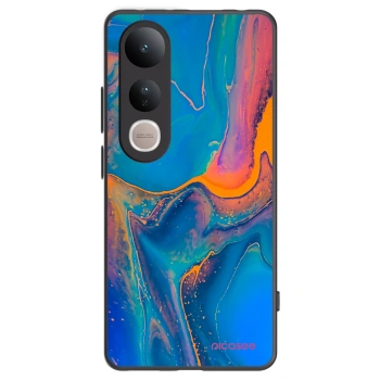Picasee silikonový černý obal pro Vivo V50 Lite 5G - Rainbow