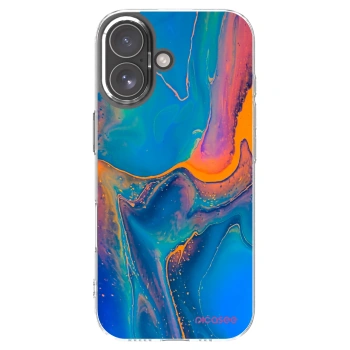 Picasee silikonový průhledný obal pro Apple iPhone 17 - Rainbow