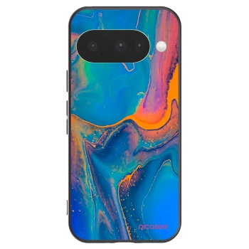 Picasee silikonový černý obal pro Google Pixel 10 - Rainbow