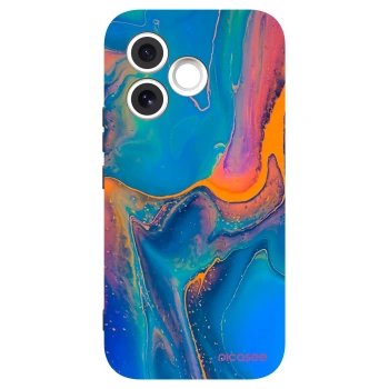 Picasee silikonový černý obal pro Honor 600 Lite - Rainbow