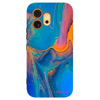 Picasee silikonový černý obal pro Honor 600 - Rainbow