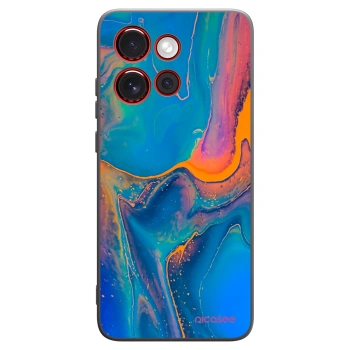 Picasee silikonový černý obal pro Motorola Edge 60 Neo 5G - Rainbow