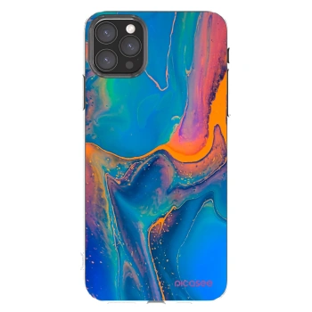 Picasee silikonový průhledný obal pro Apple iPhone 11 Pro Max - Rainbow