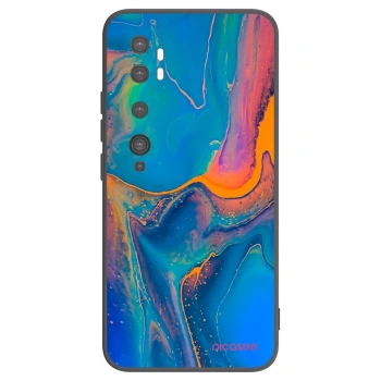 Picasee silikonový černý obal pro Xiaomi Mi Note 10 (Pro) - Rainbow
