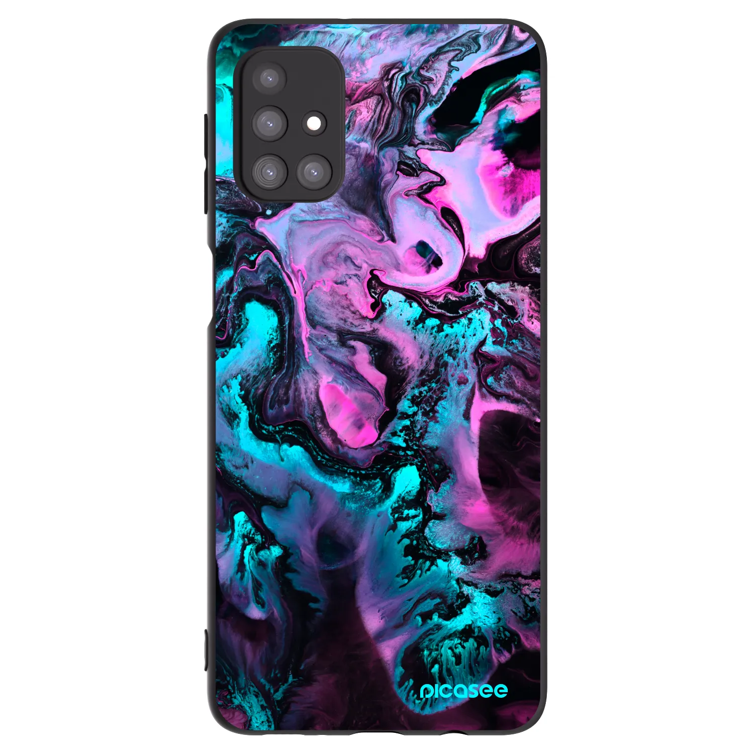 Picasee silikonový černý obal pro Samsung Galaxy M31s - Lean