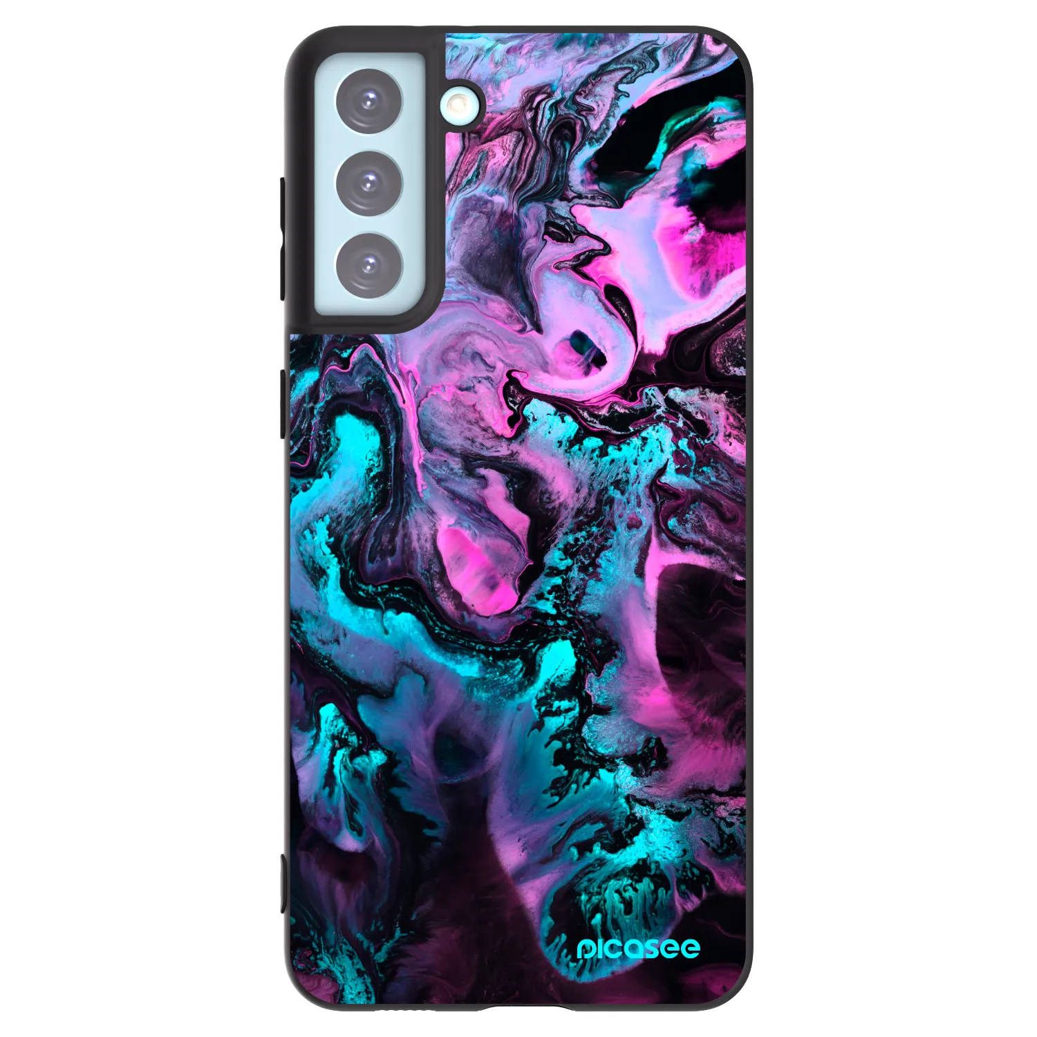 Picasee silikonový černý obal pro Samsung Galaxy S21+ 5G G996F - Lean