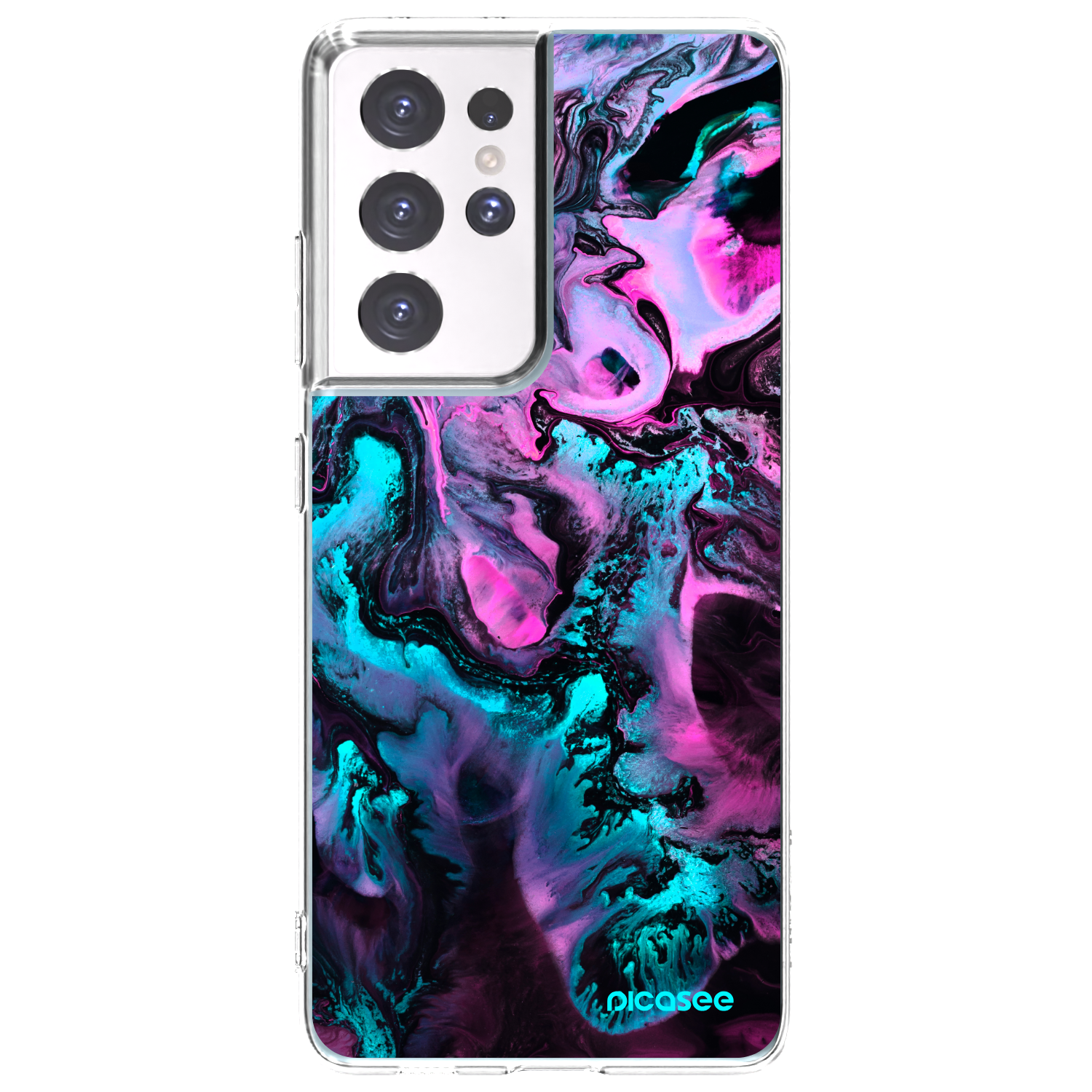 Picasee silikonový průhledný obal pro Samsung Galaxy S21 Ultra 5G G998B - Lean