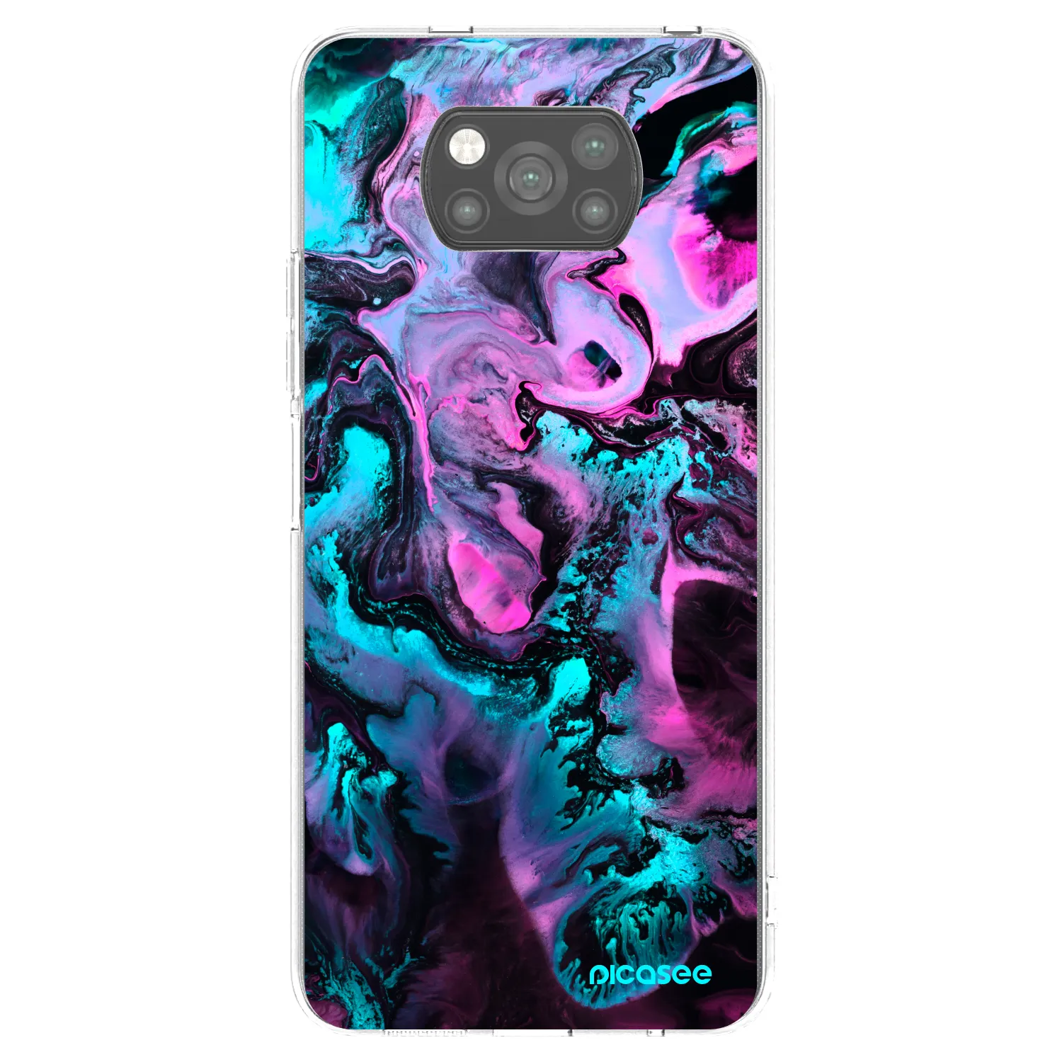 Picasee silikonový černý obal pro Xiaomi Poco X3 Pro - Lean
