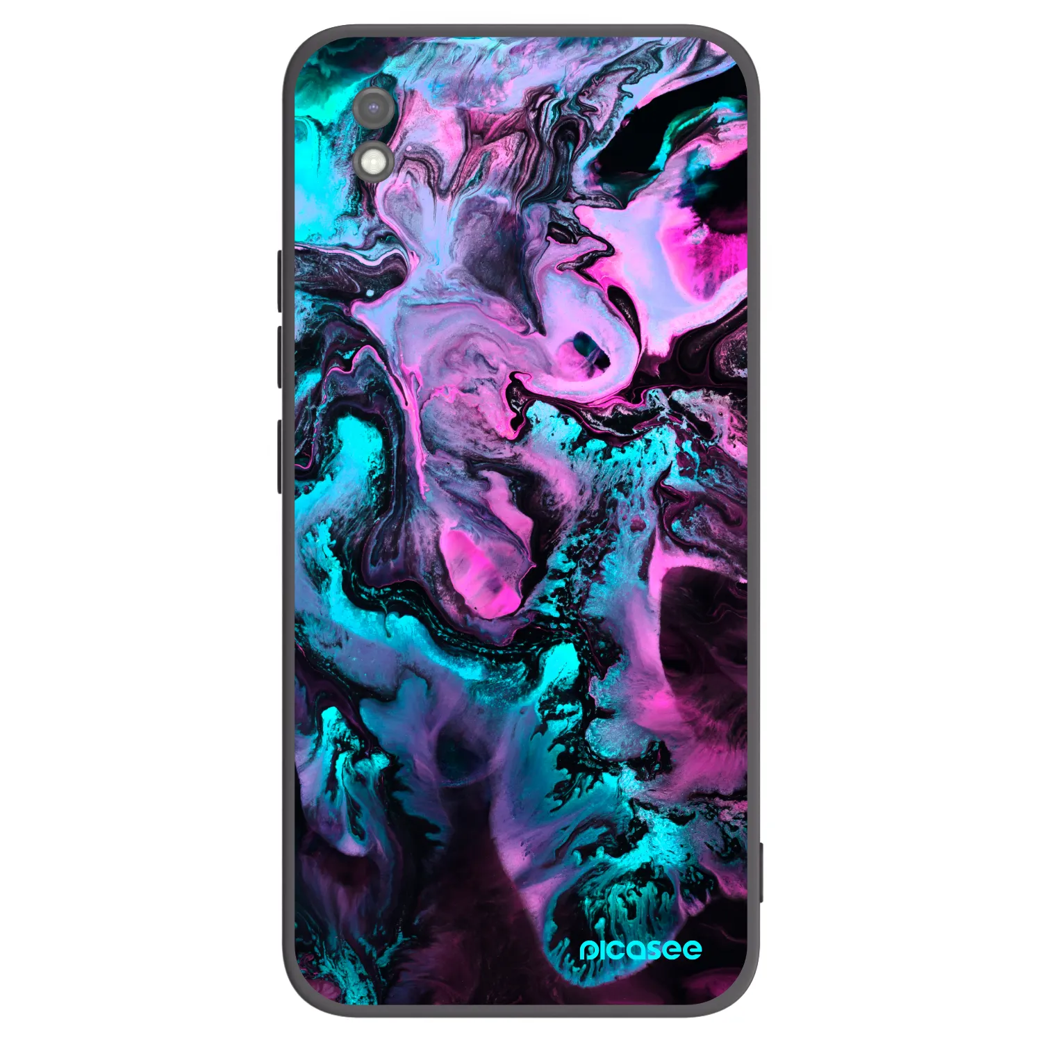 Picasee silikonový černý obal pro Xiaomi Redmi 9AT - Lean