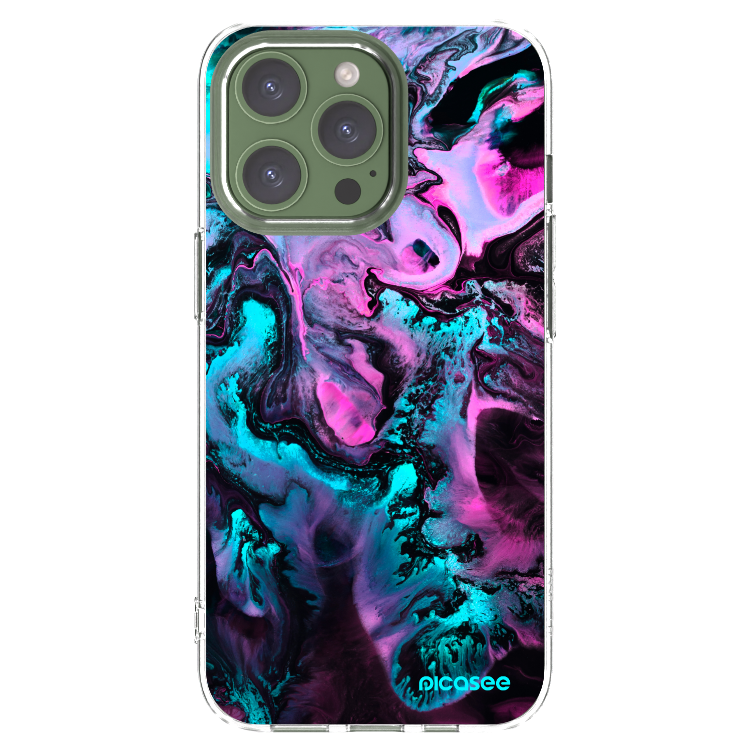 Picasee silikonový průhledný obal pro Apple iPhone 13 Pro - Lean