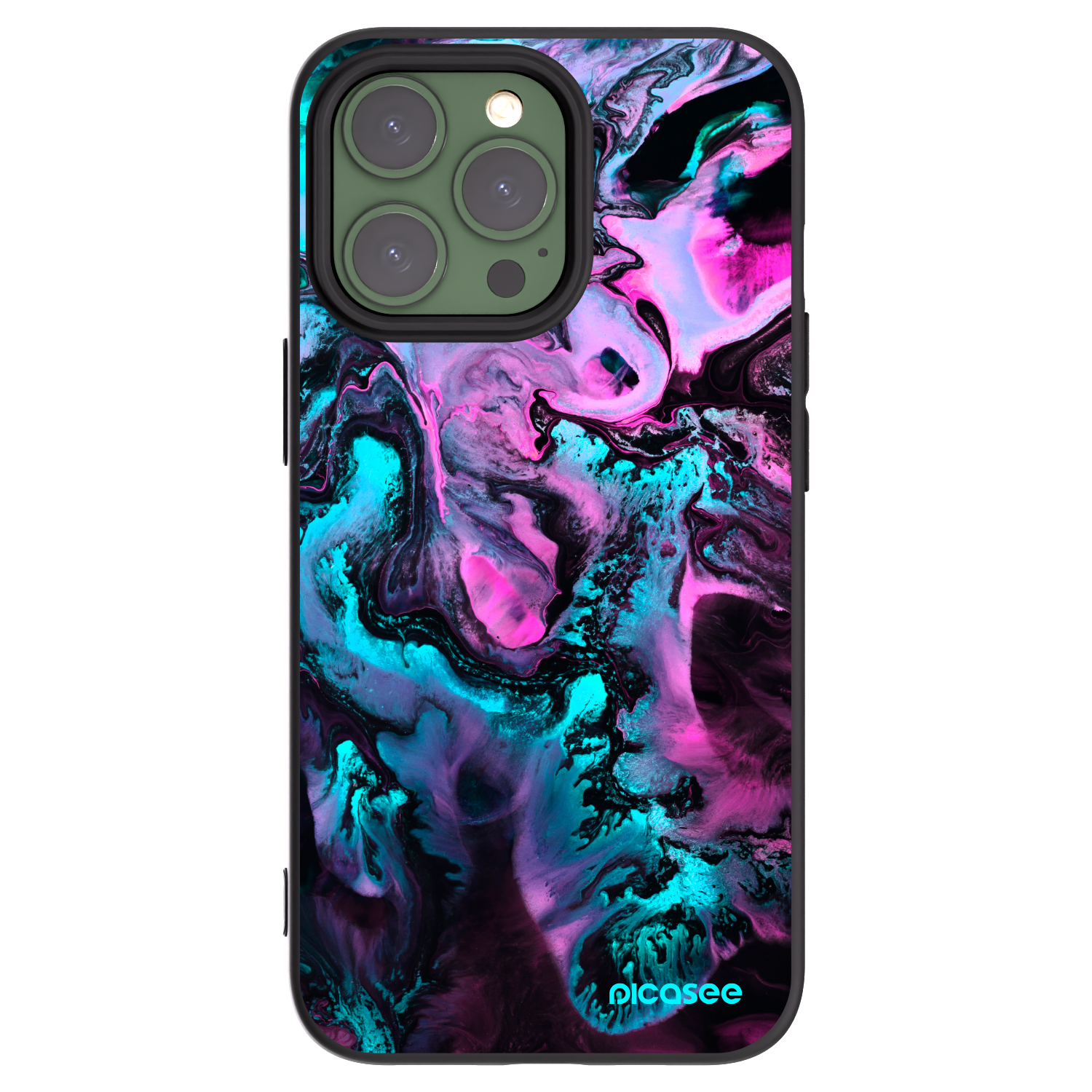 Picasee silikonový černý obal pro Apple iPhone 13 Pro - Lean