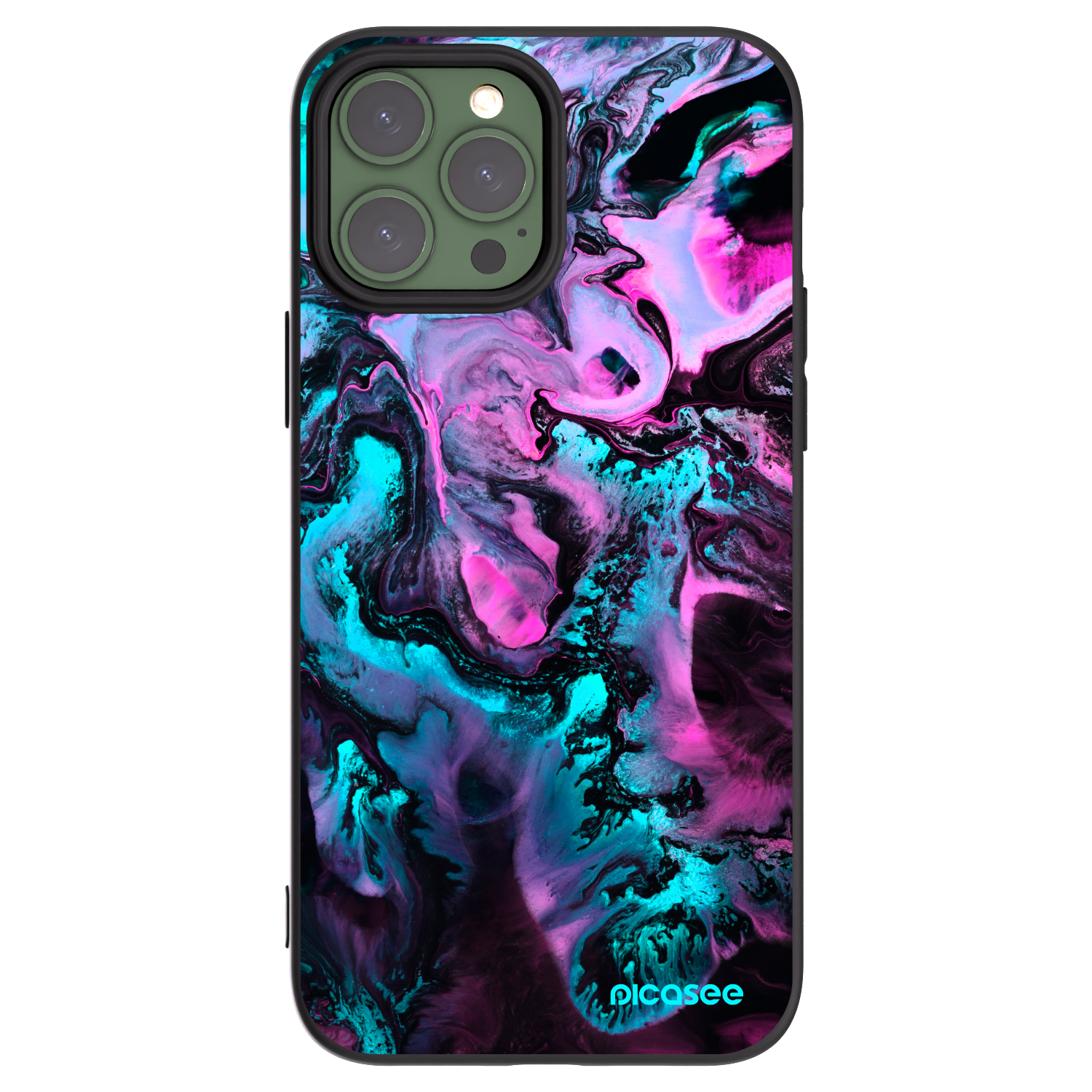 Picasee silikonový černý obal pro Apple iPhone 13 Pro Max - Lean