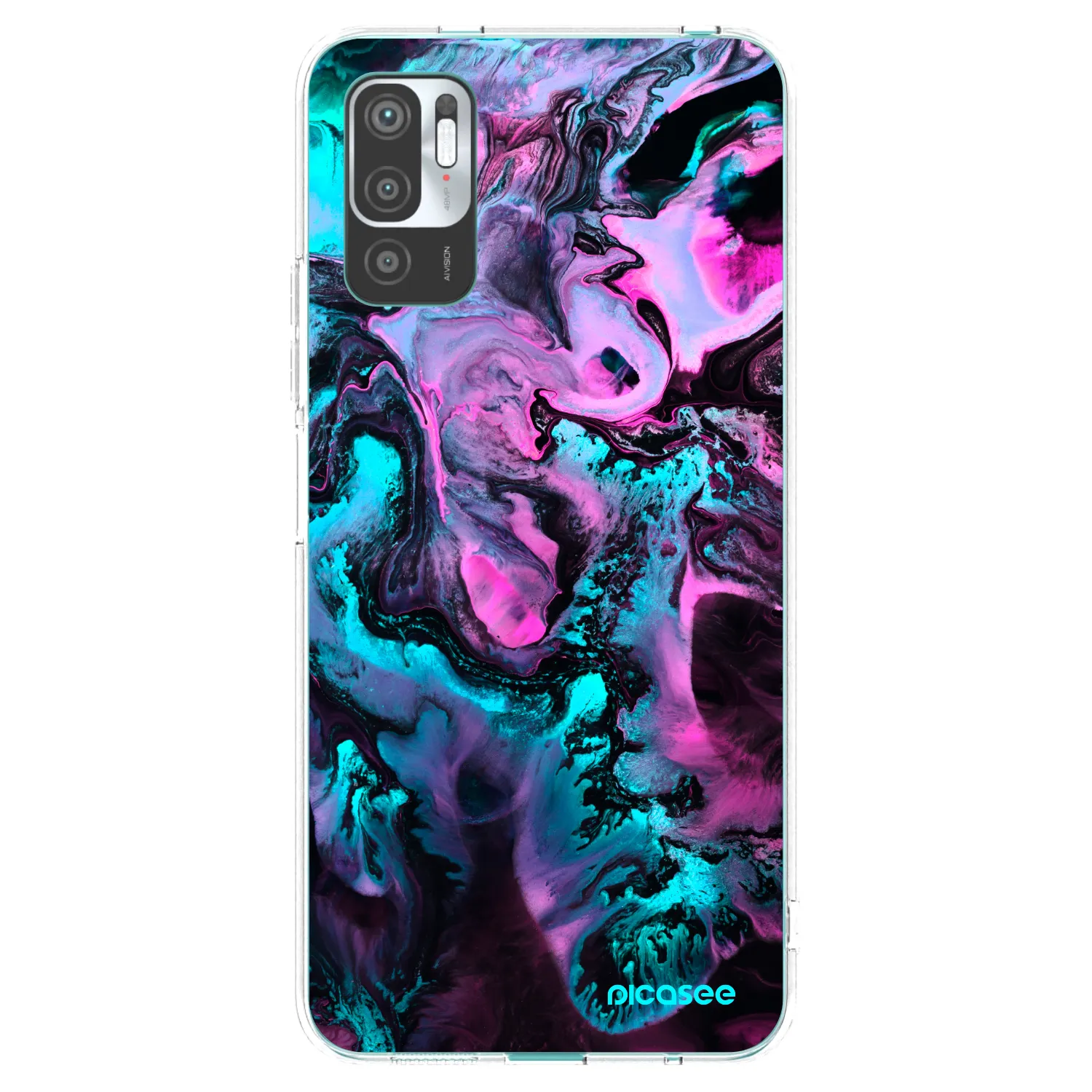 Picasee silikonový průhledný obal pro Xiaomi Redmi Note 10 5G - Lean