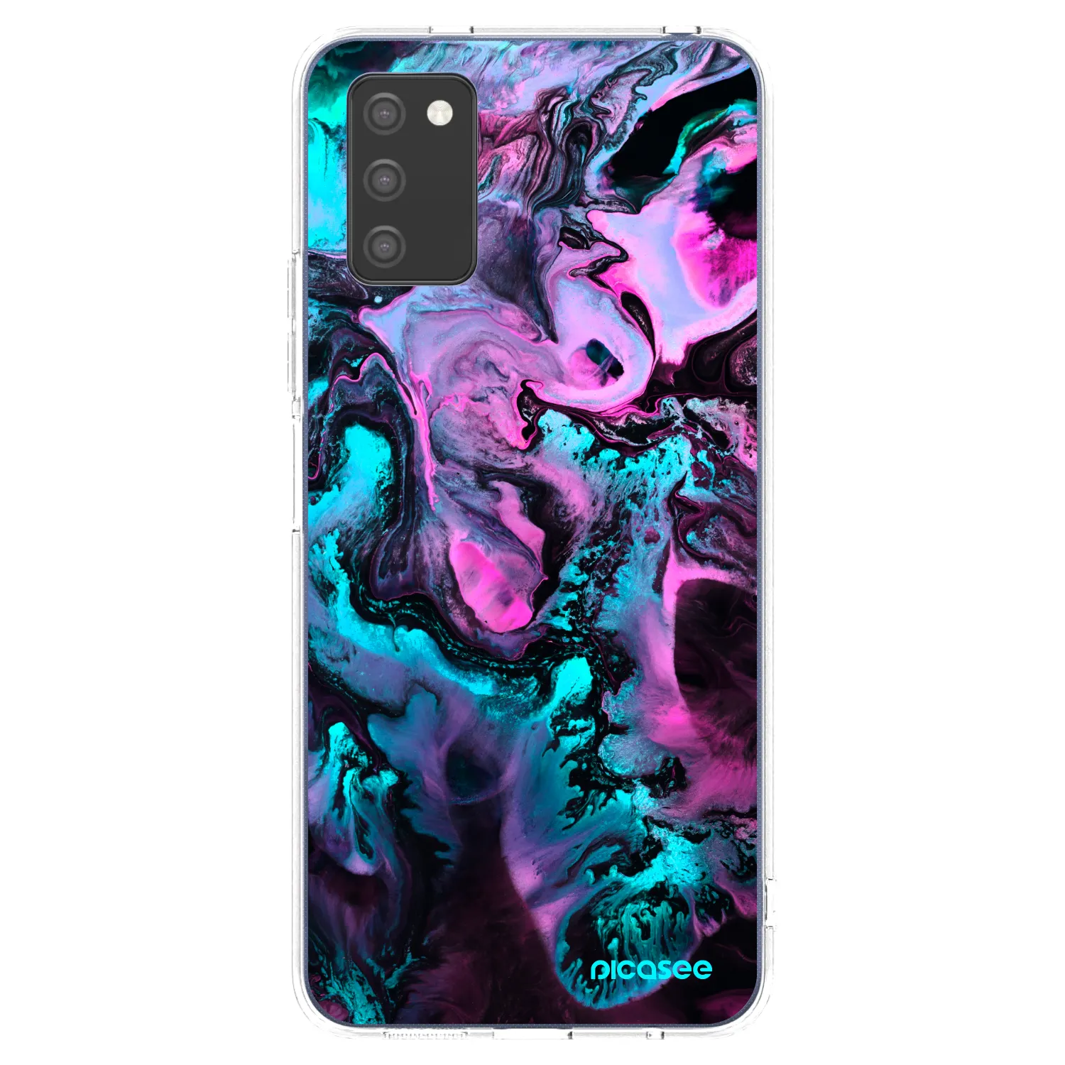 Picasee silikonový průhledný obal pro Samsung Galaxy A02s A025G - Lean
