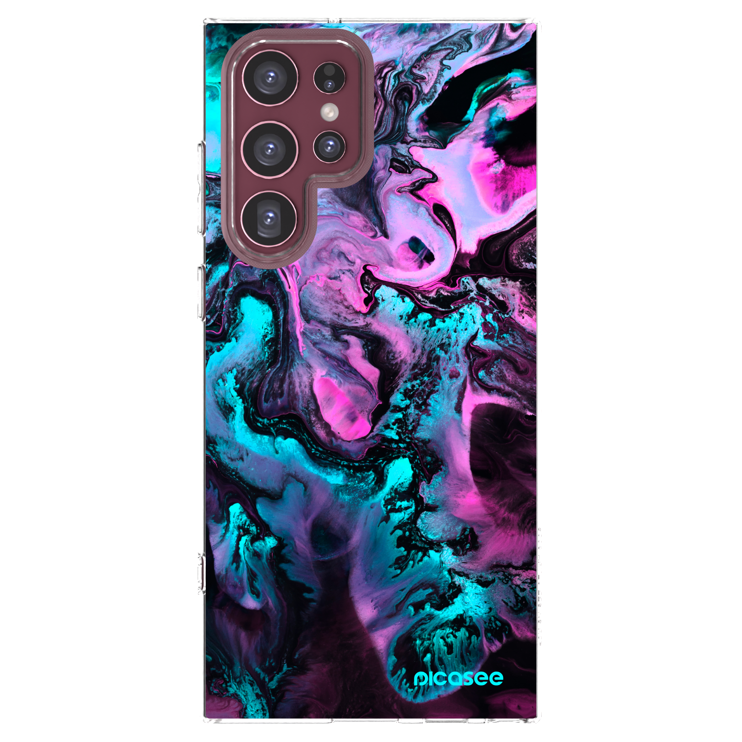 Picasee silikonový průhledný obal pro Samsung Galaxy S22 Ultra 5G - Lean