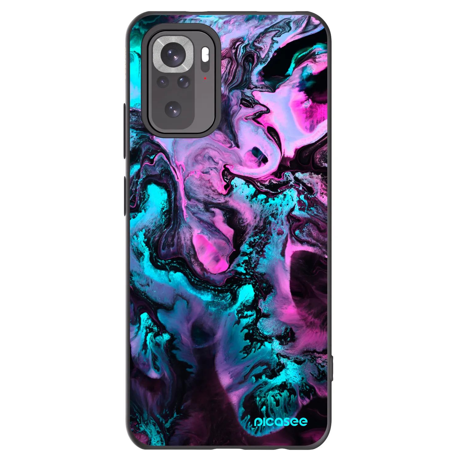 Picasee silikonový černý obal pro Xiaomi Redmi Note 11S 4G - Lean