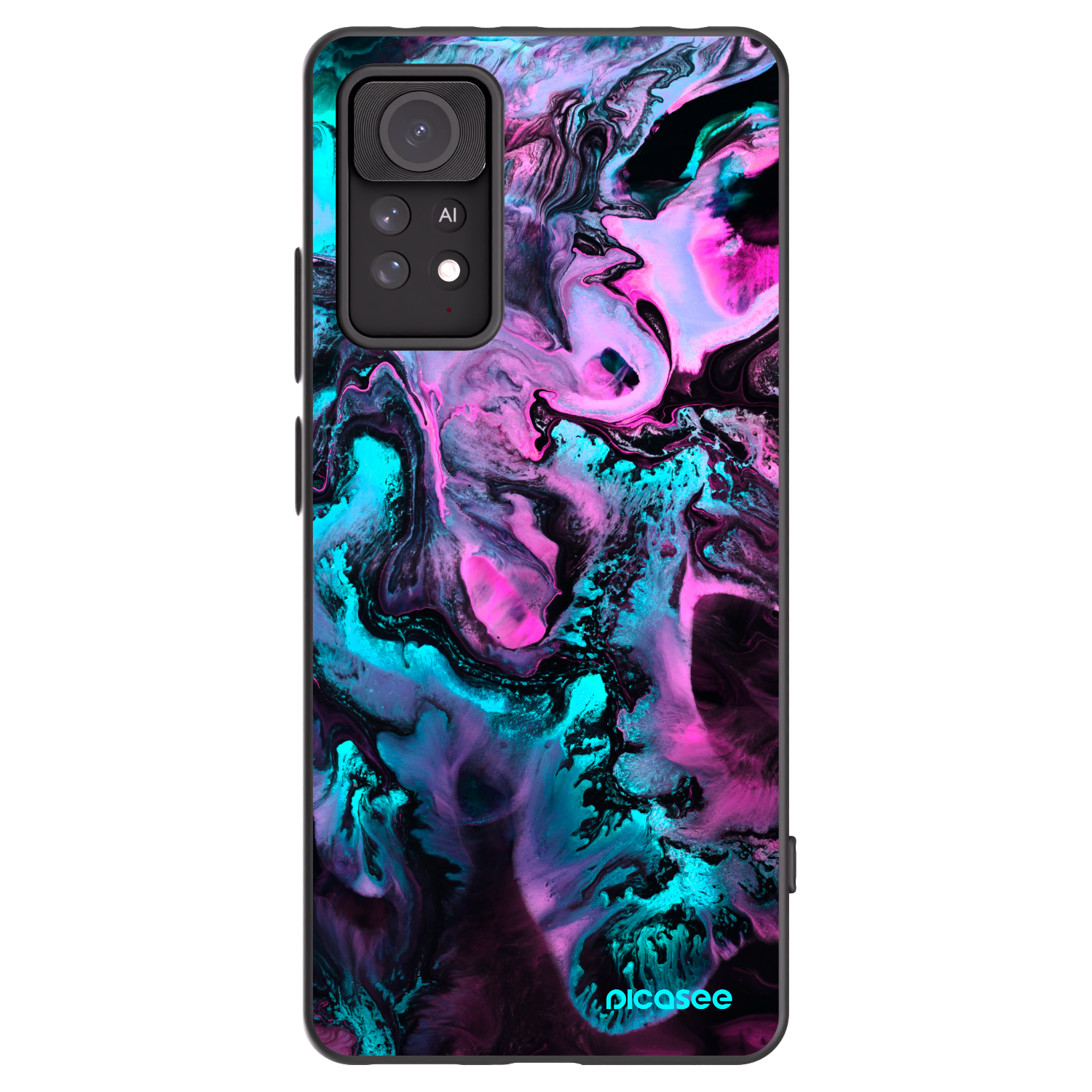 Picasee silikonový černý obal pro Xiaomi Redmi Note 11 Pro 5G - Lean