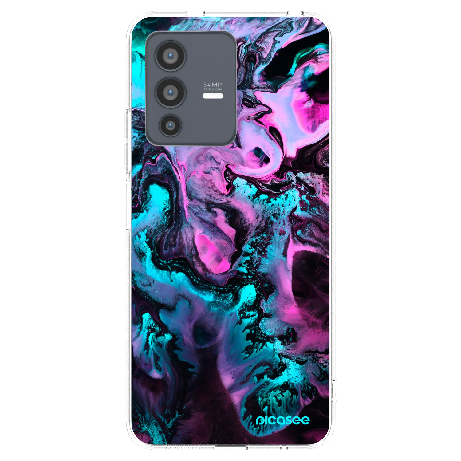Picasee silikonový průhledný obal pro Vivo V23 5G - Lean