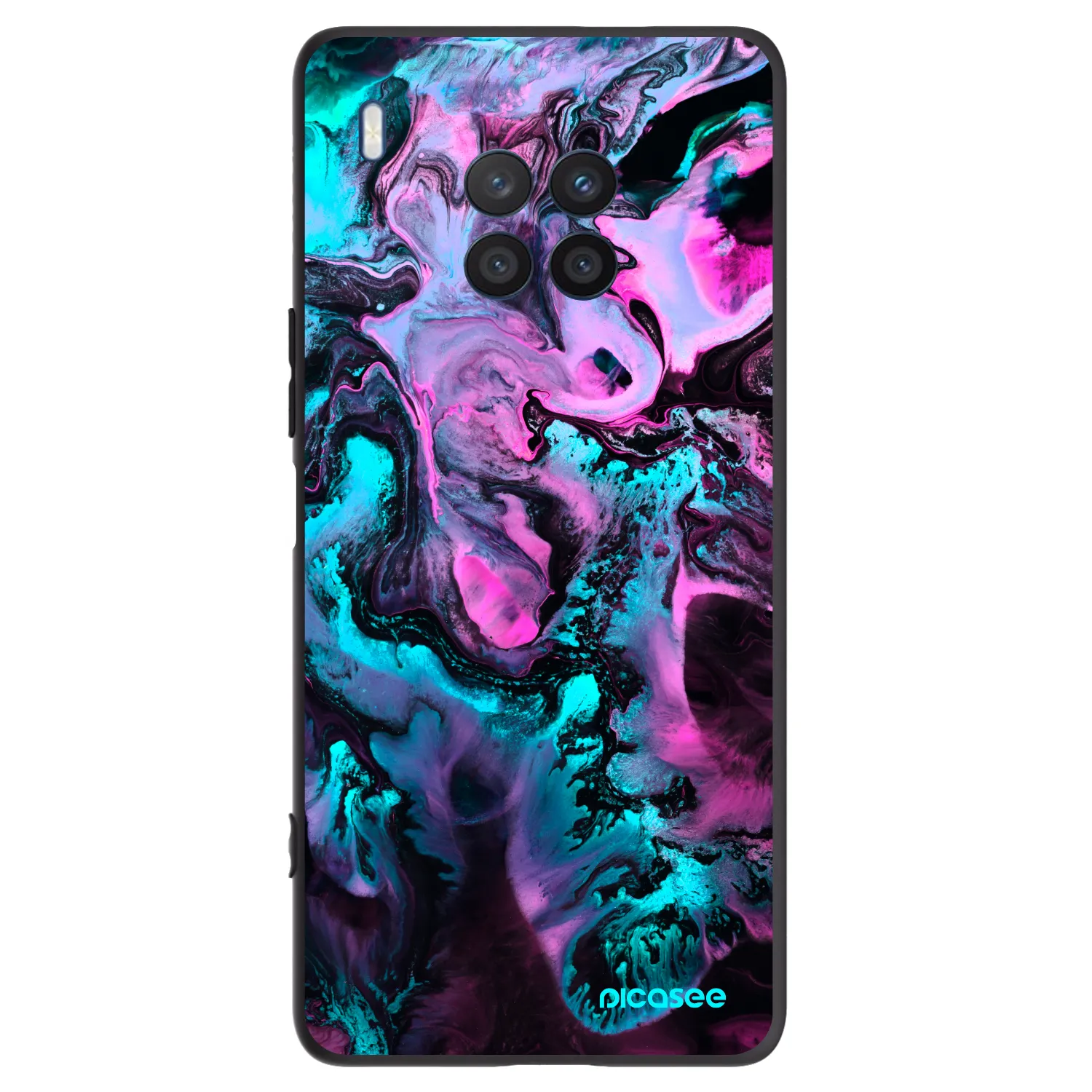 Picasee silikonový černý obal pro Honor 50 Lite - Lean