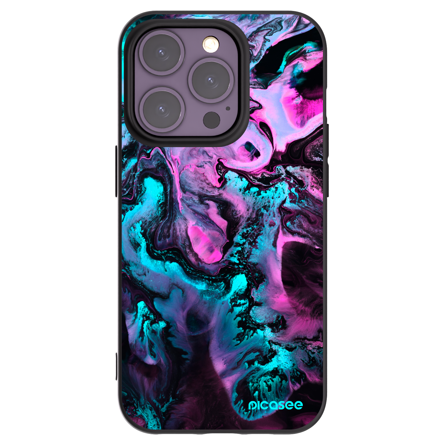 Picasee silikonový černý obal pro Apple iPhone 14 Pro - Lean