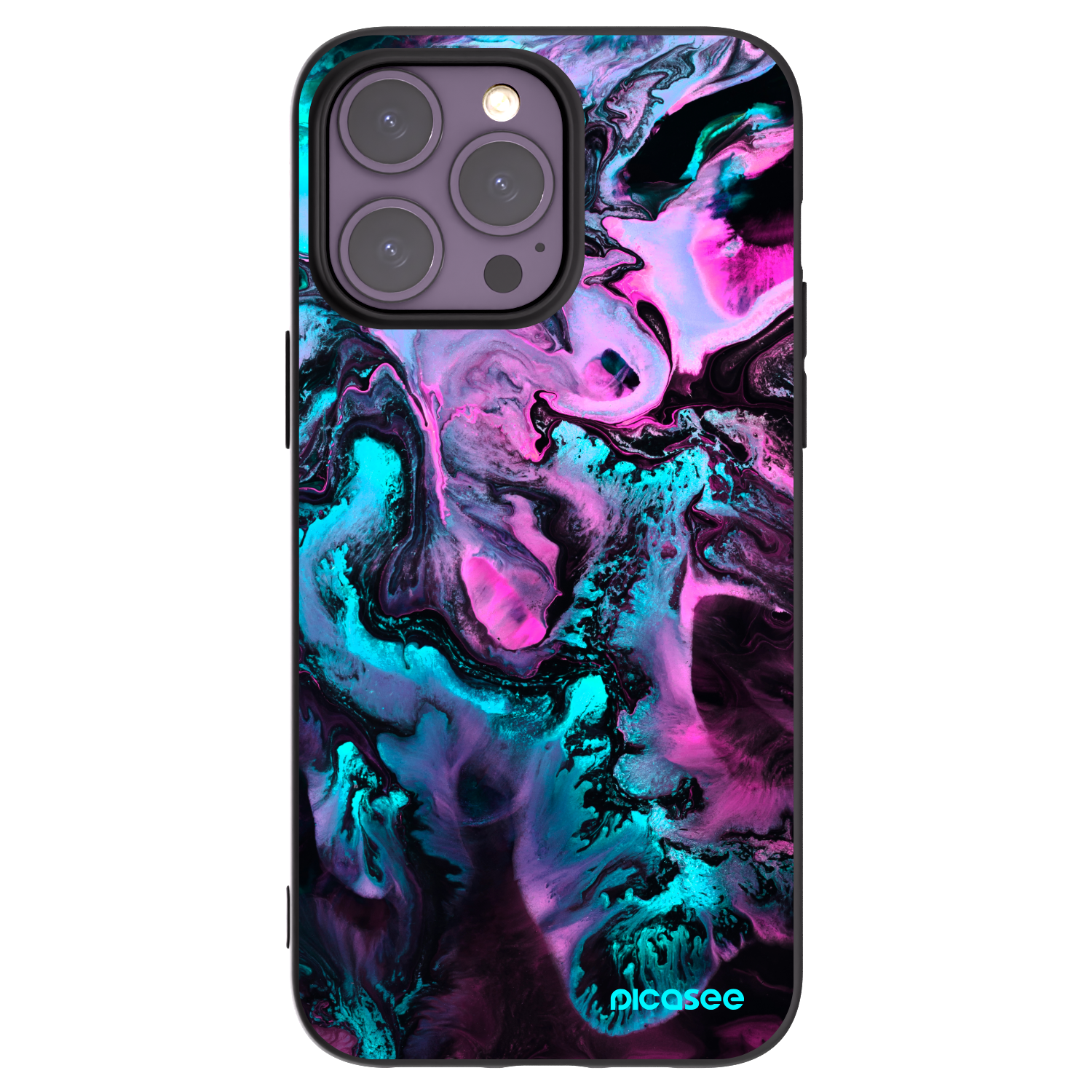 Picasee silikonový černý obal pro Apple iPhone 14 Pro Max - Lean