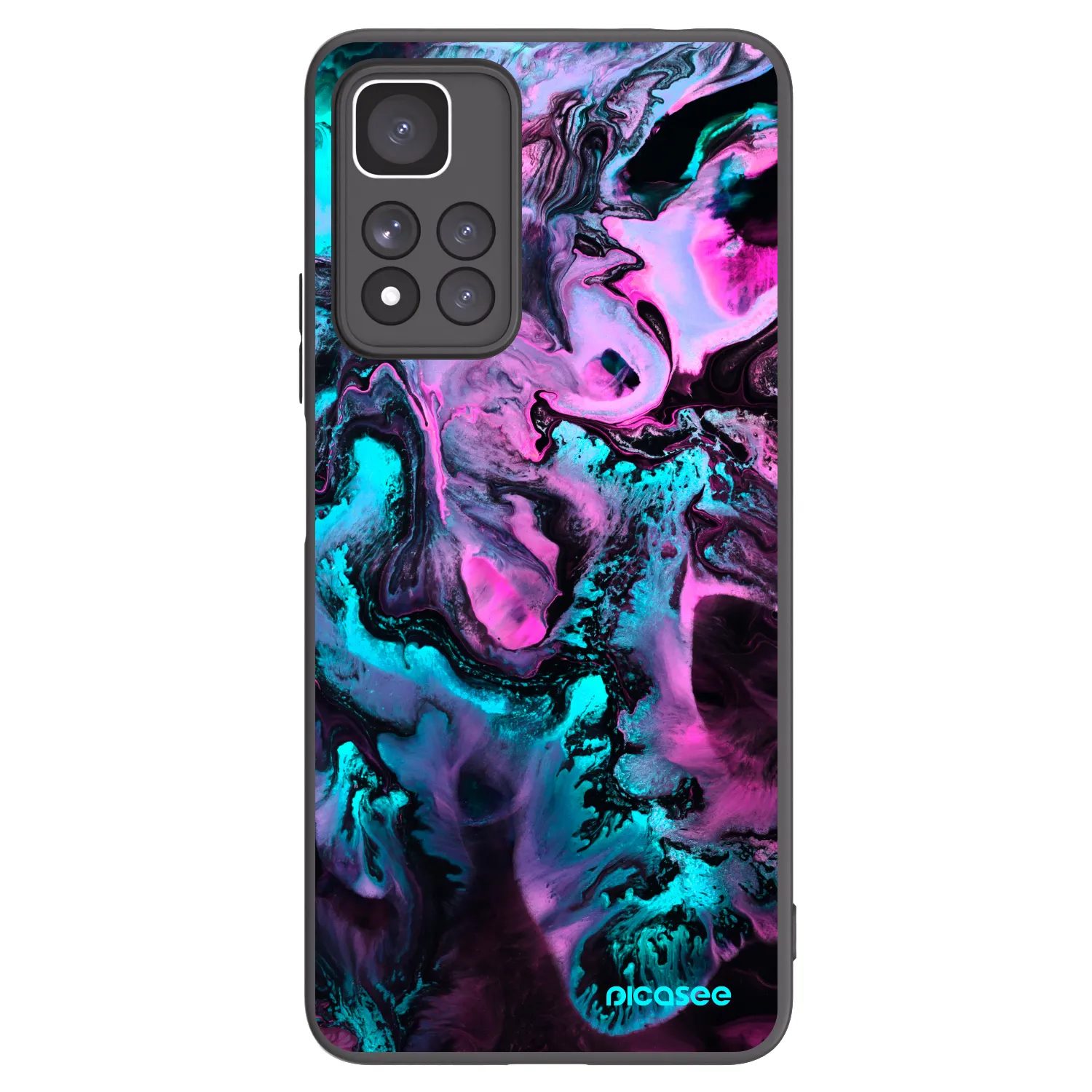 Picasee silikonový černý obal pro Xiaomi Redmi Note 11 Pro+ 5G - Lean
