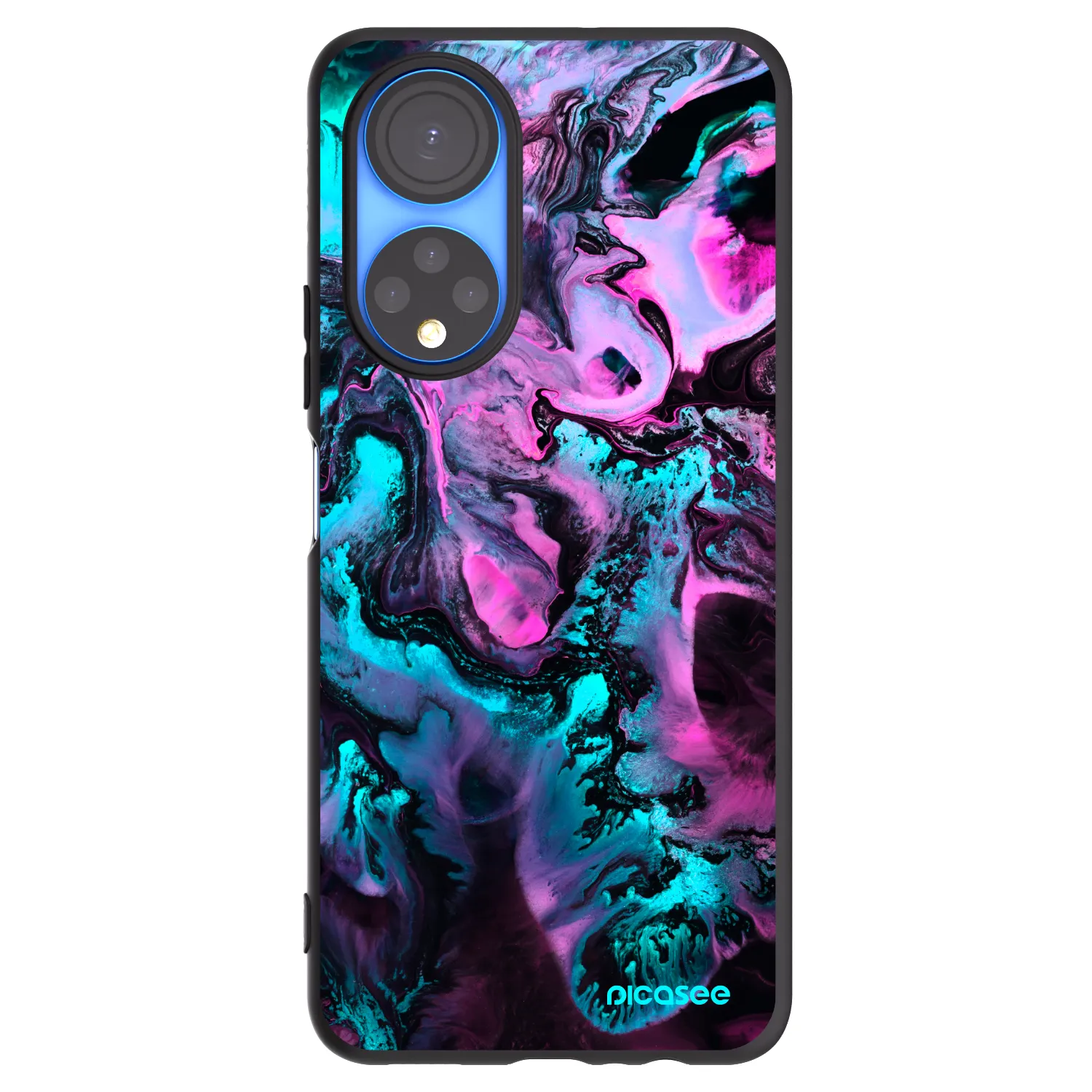 Picasee silikonový černý obal pro Honor X7 - Lean