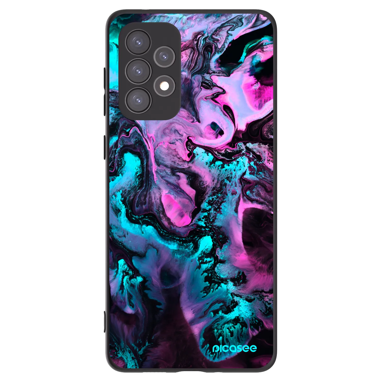 Picasee silikonový černý obal pro Samsung Galaxy A73 5G - Lean