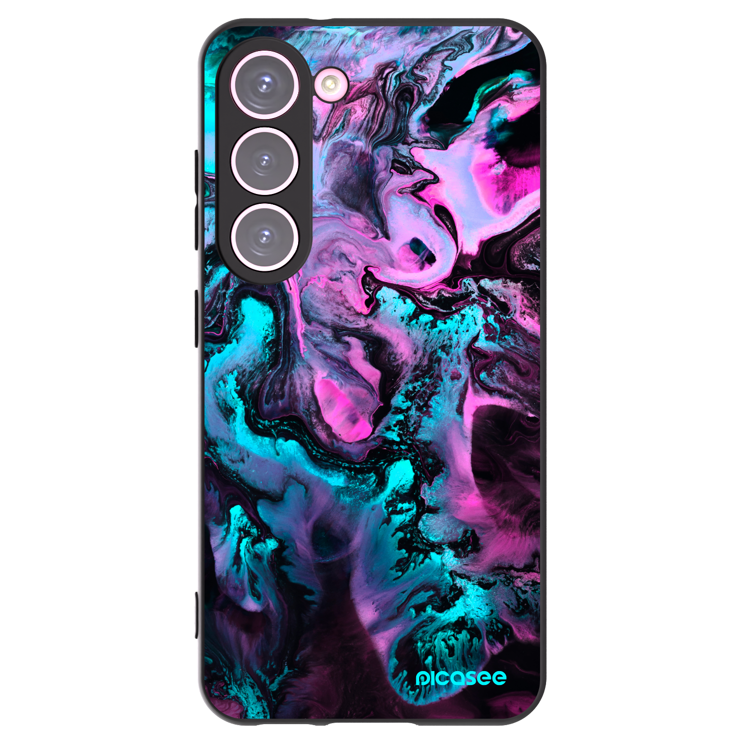 Picasee silikonový černý obal pro Samsung Galaxy S23 5G - Lean