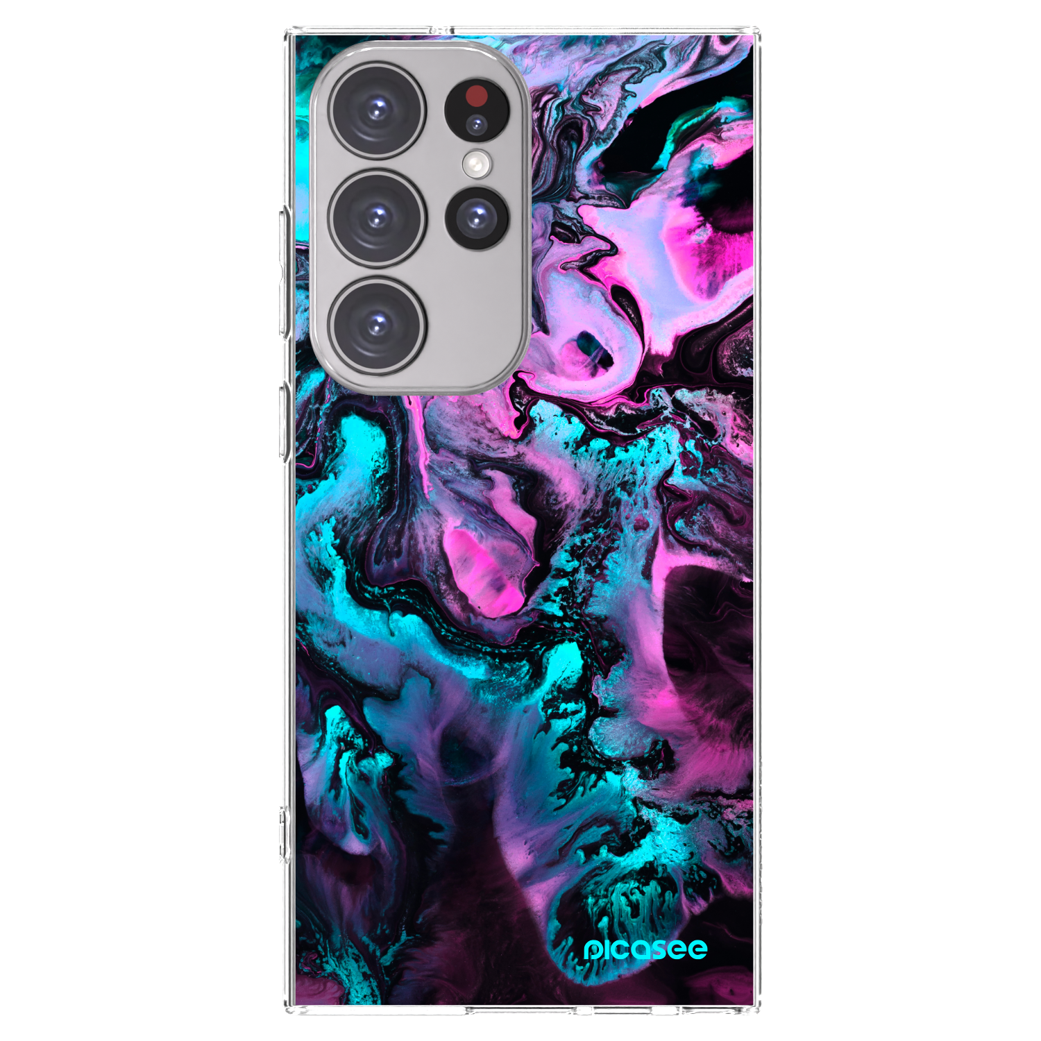 Picasee silikonový průhledný obal pro Samsung Galaxy S23 Ultra 5G - Lean