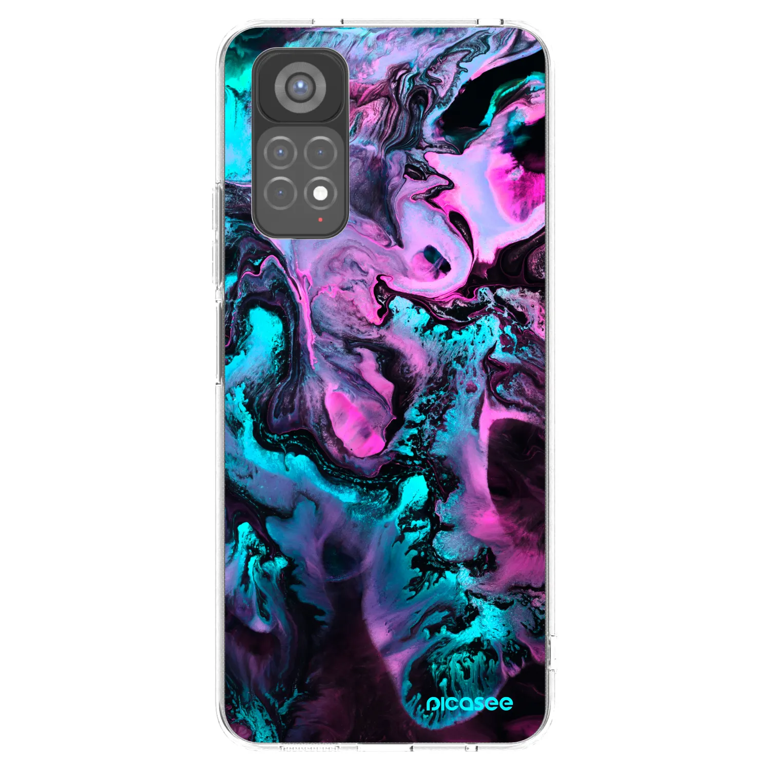 Picasee silikonový průhledný obal pro Xiaomi Redmi Note 11S 5G - Lean