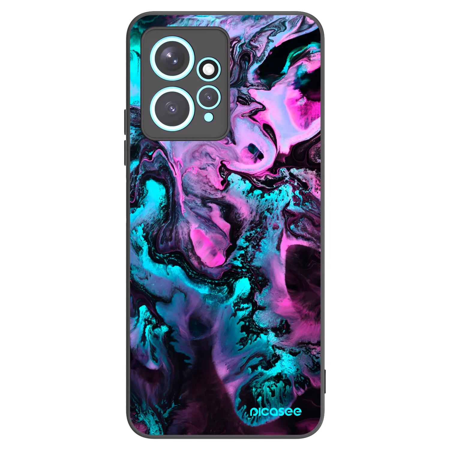 Picasee silikonový černý obal pro Xiaomi Redmi Note 12 4G - Lean
