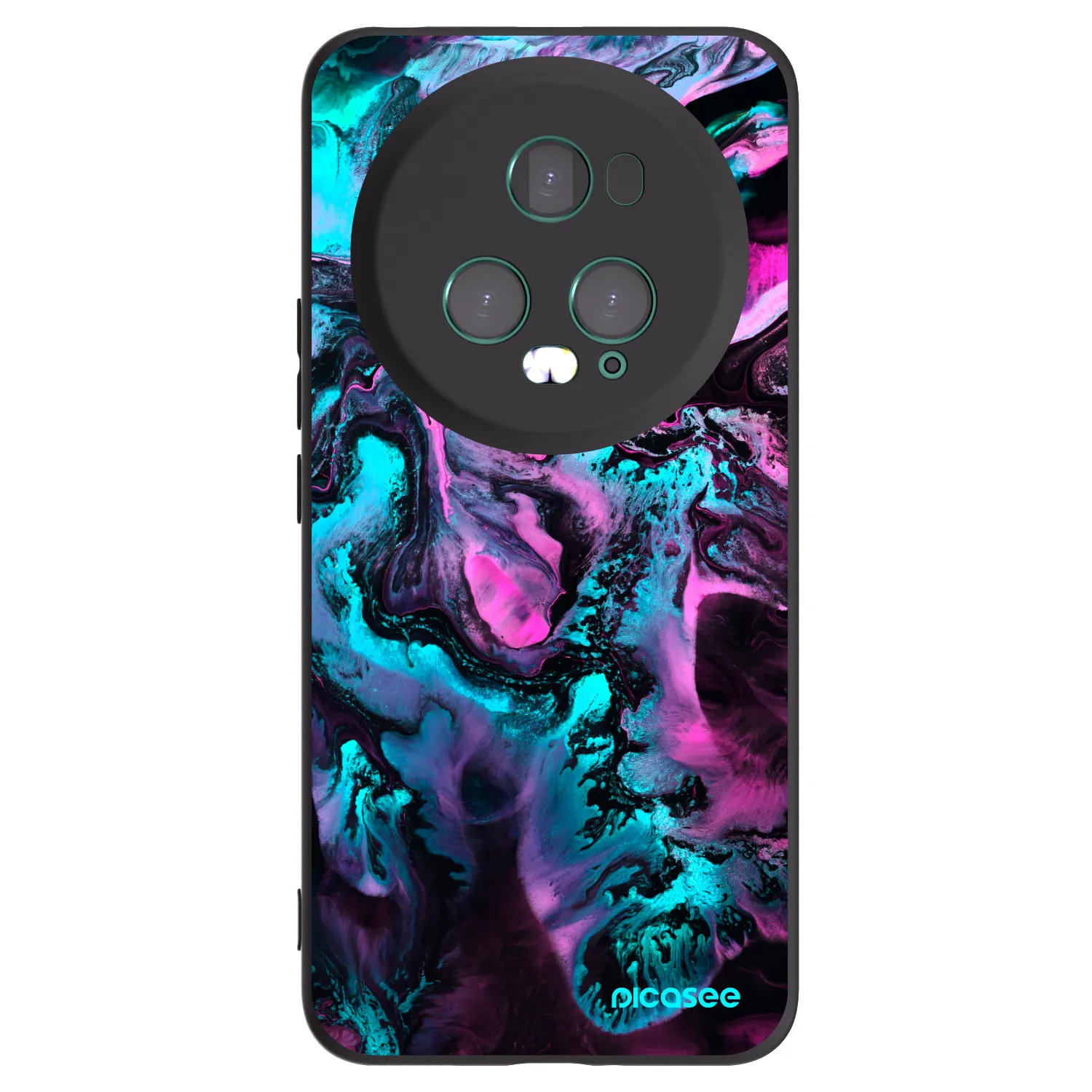 Picasee silikonový černý obal pro Honor Magic5 Pro - Lean