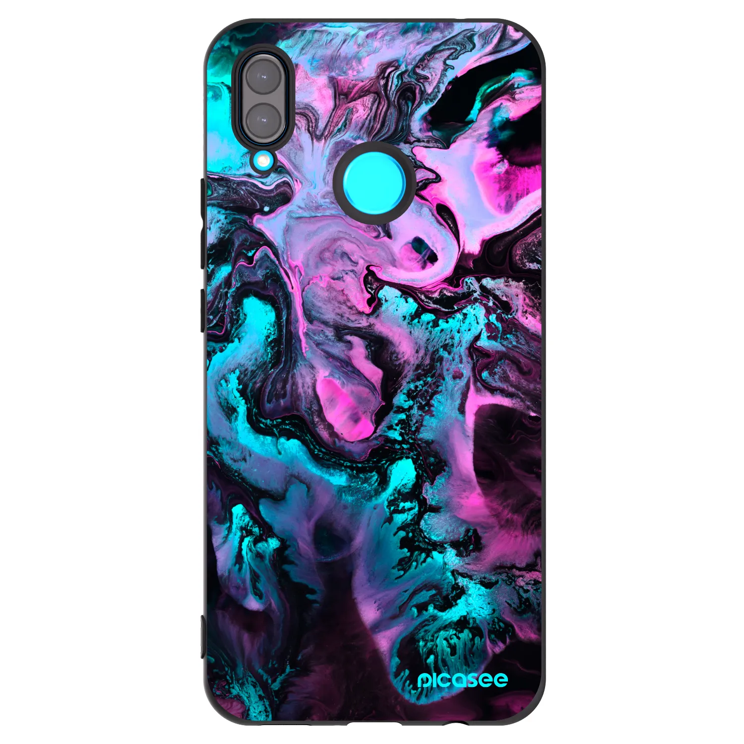 Picasee silikonový černý obal pro Huawei Nova 3 - Lean