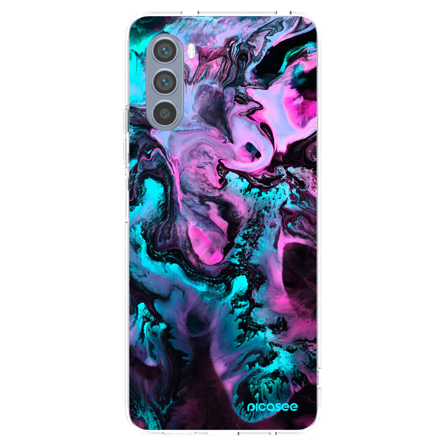 Picasee silikonový průhledný obal pro Motorola Moto G62 - Lean