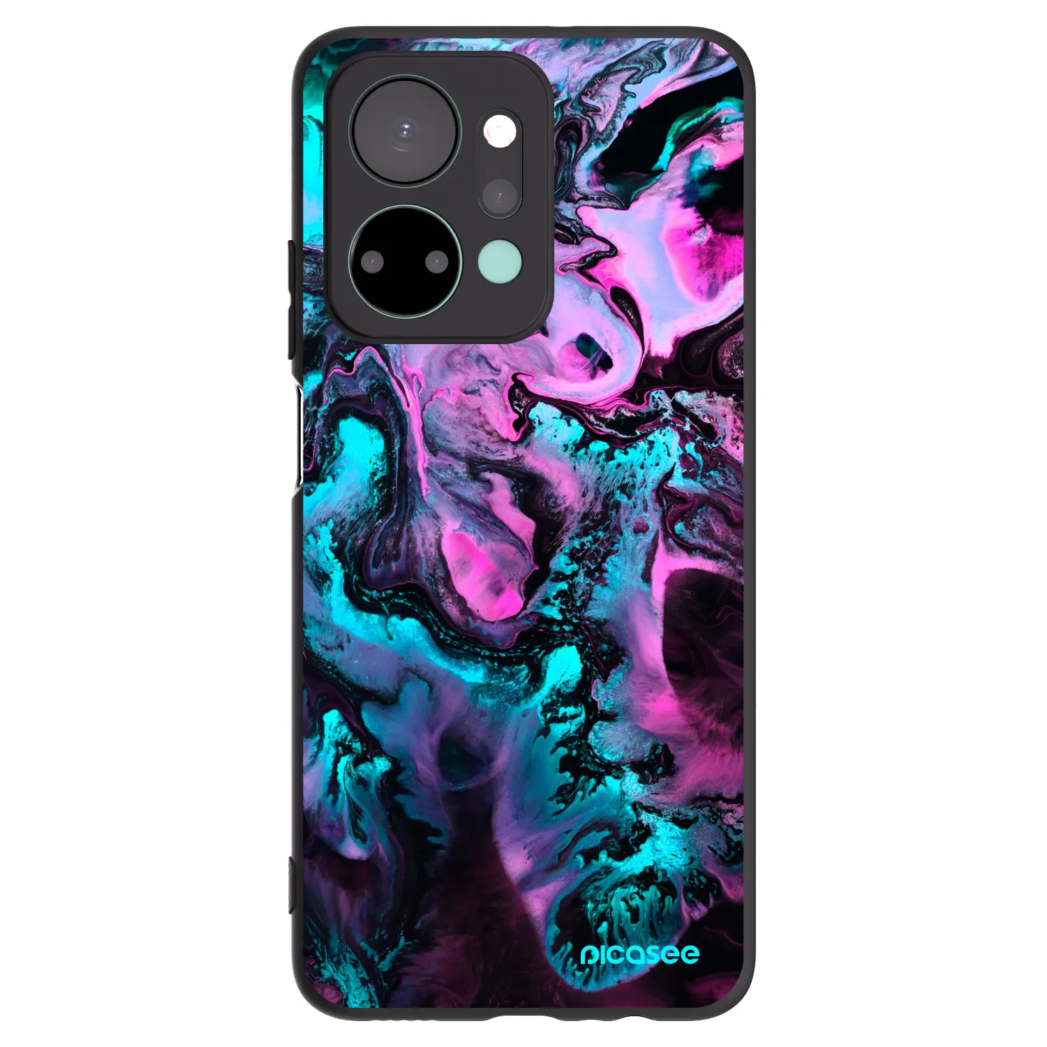 Picasee silikonový černý obal pro Honor X7a - Lean
