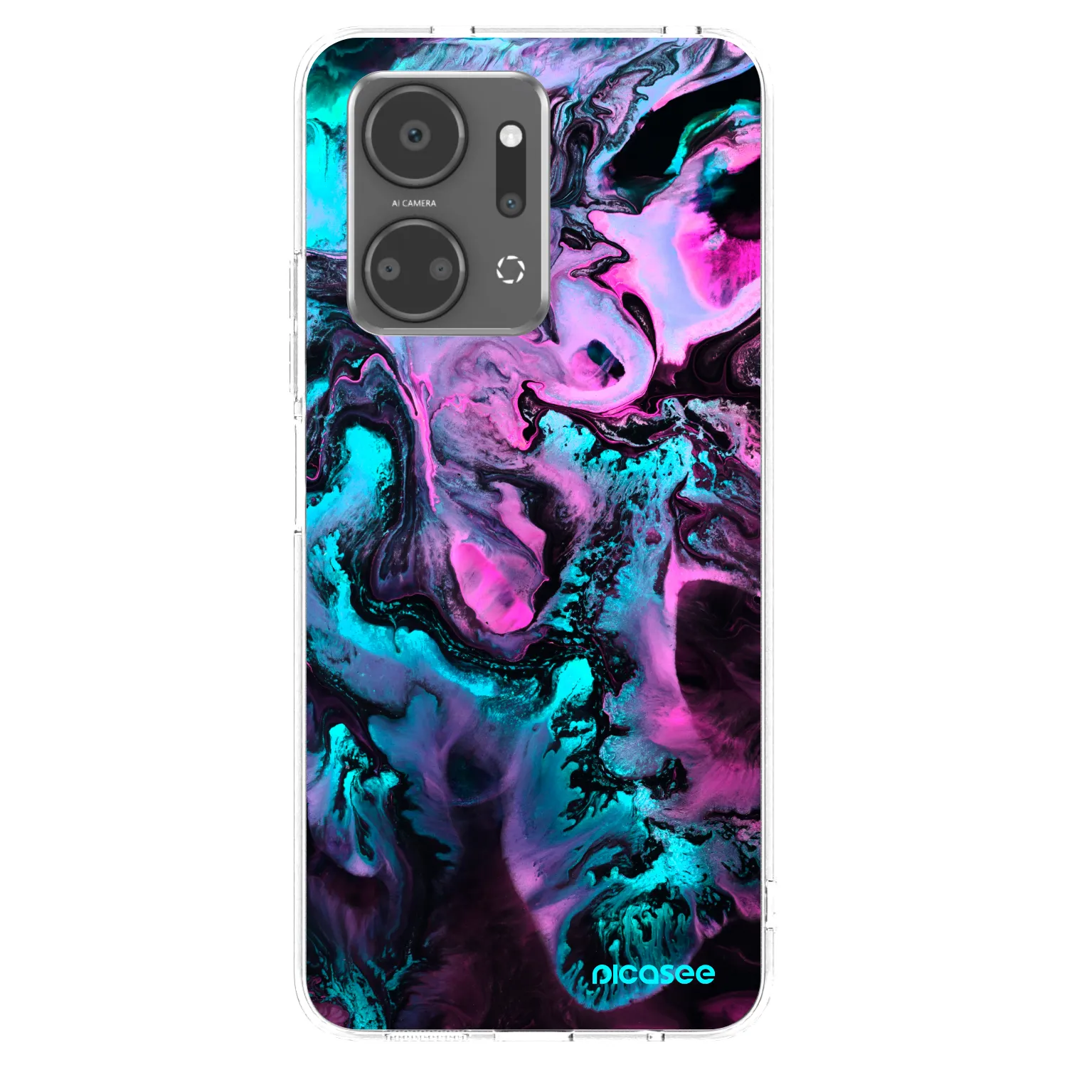 Picasee silikonový průhledný obal pro Honor X7a - Lean