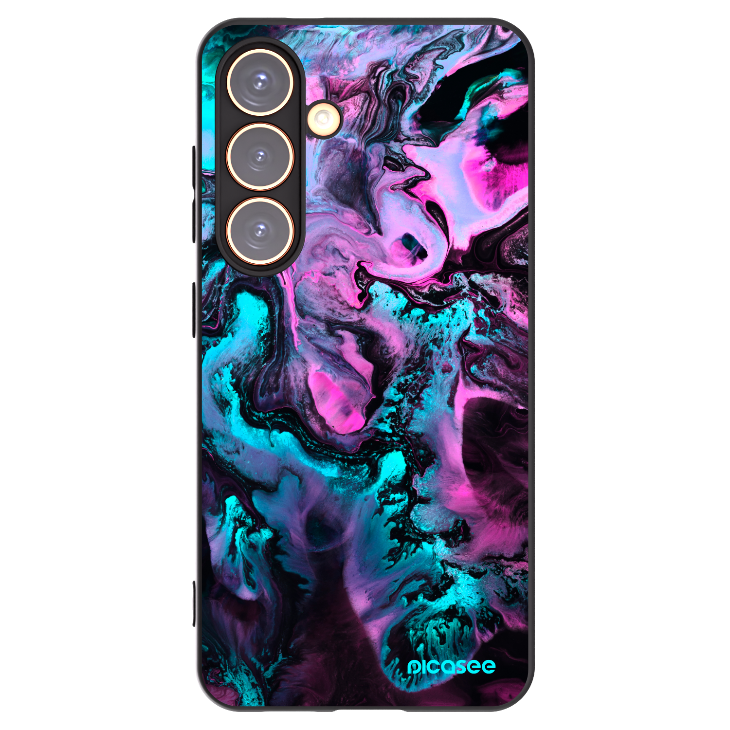 Picasee silikonový černý obal pro Samsung Galaxy S24 S921B 5G - Lean