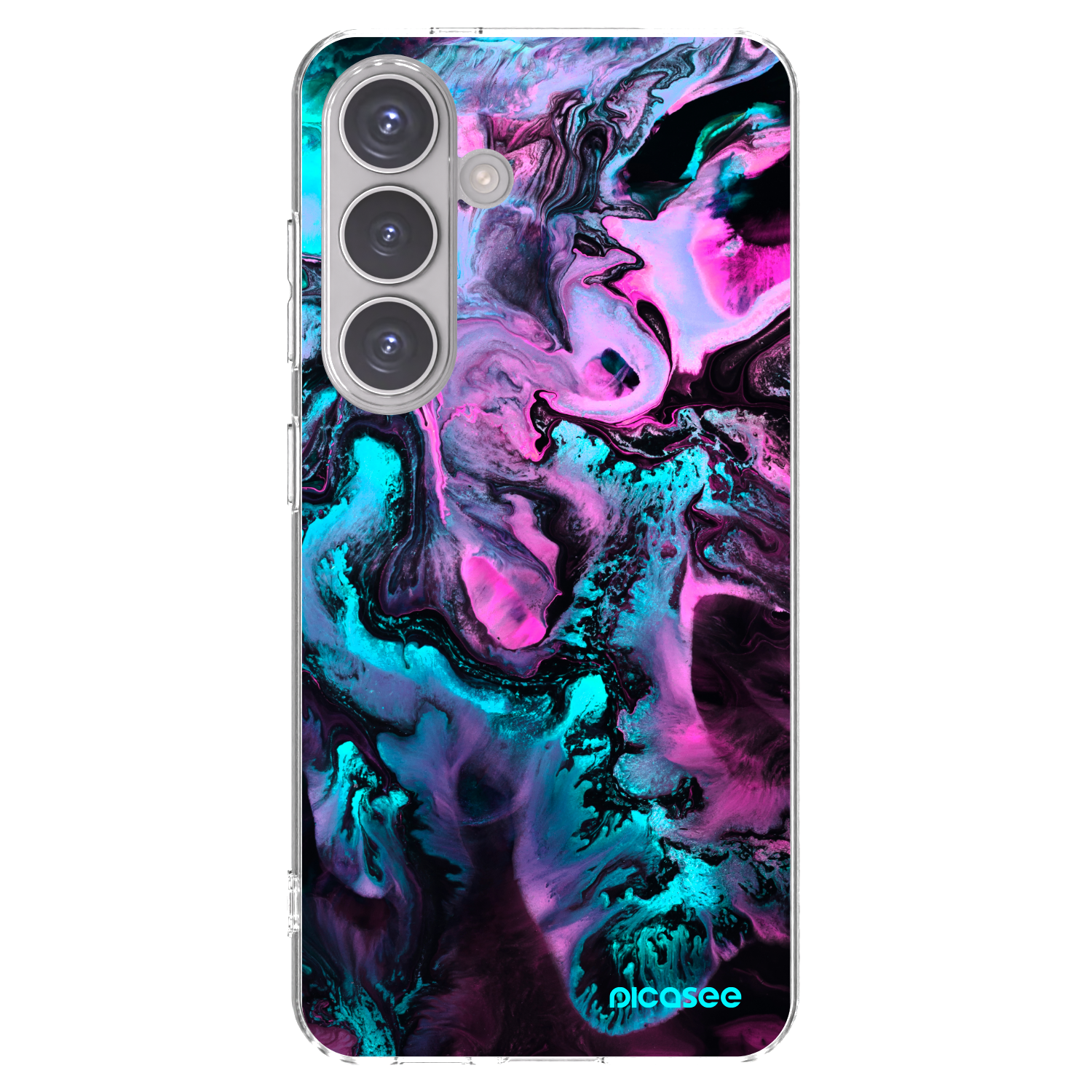 Picasee silikonový průhledný obal pro Samsung Galaxy S24 S921B 5G - Lean
