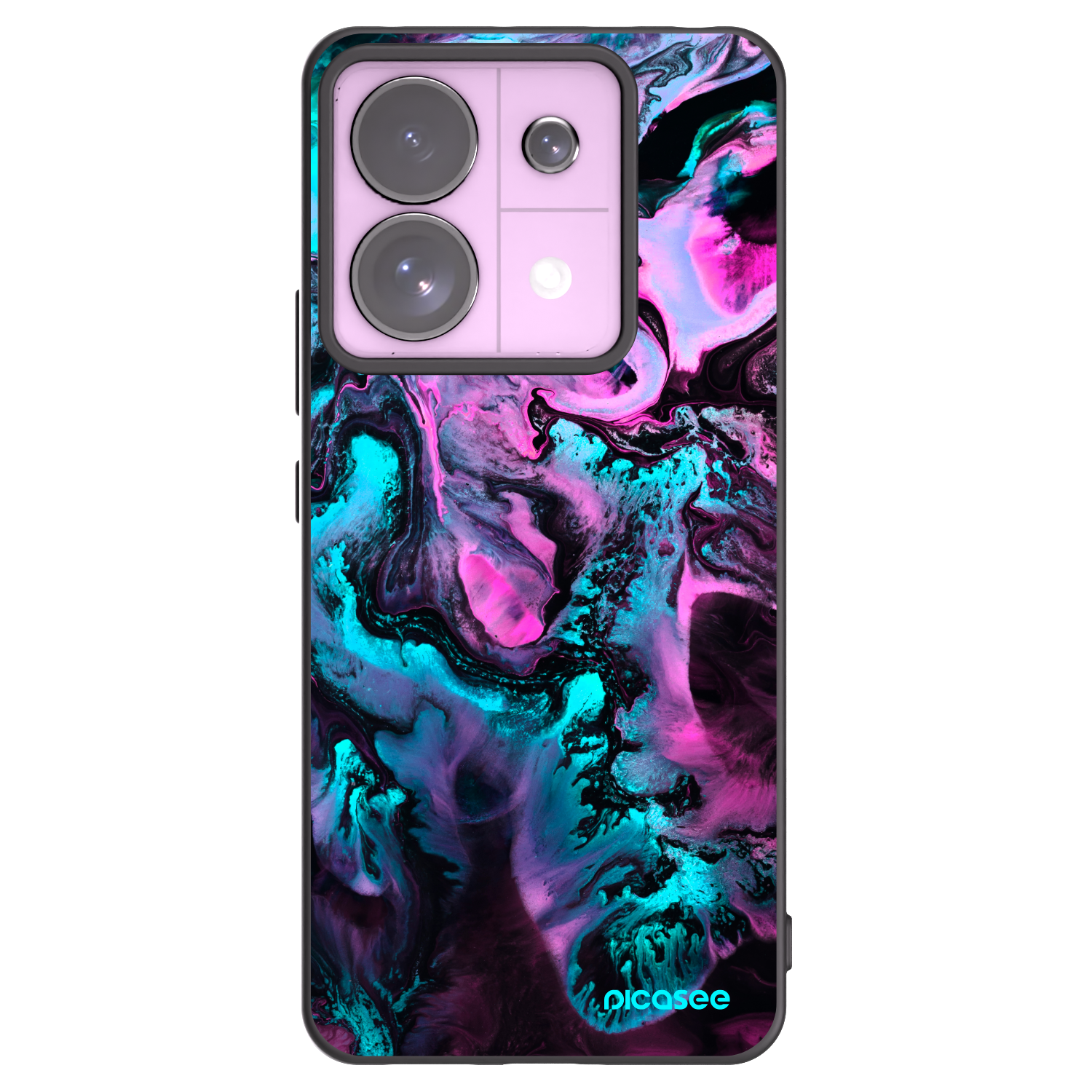 Picasee silikonový černý obal pro Xiaomi Redmi Note 13 Pro 5G - Lean