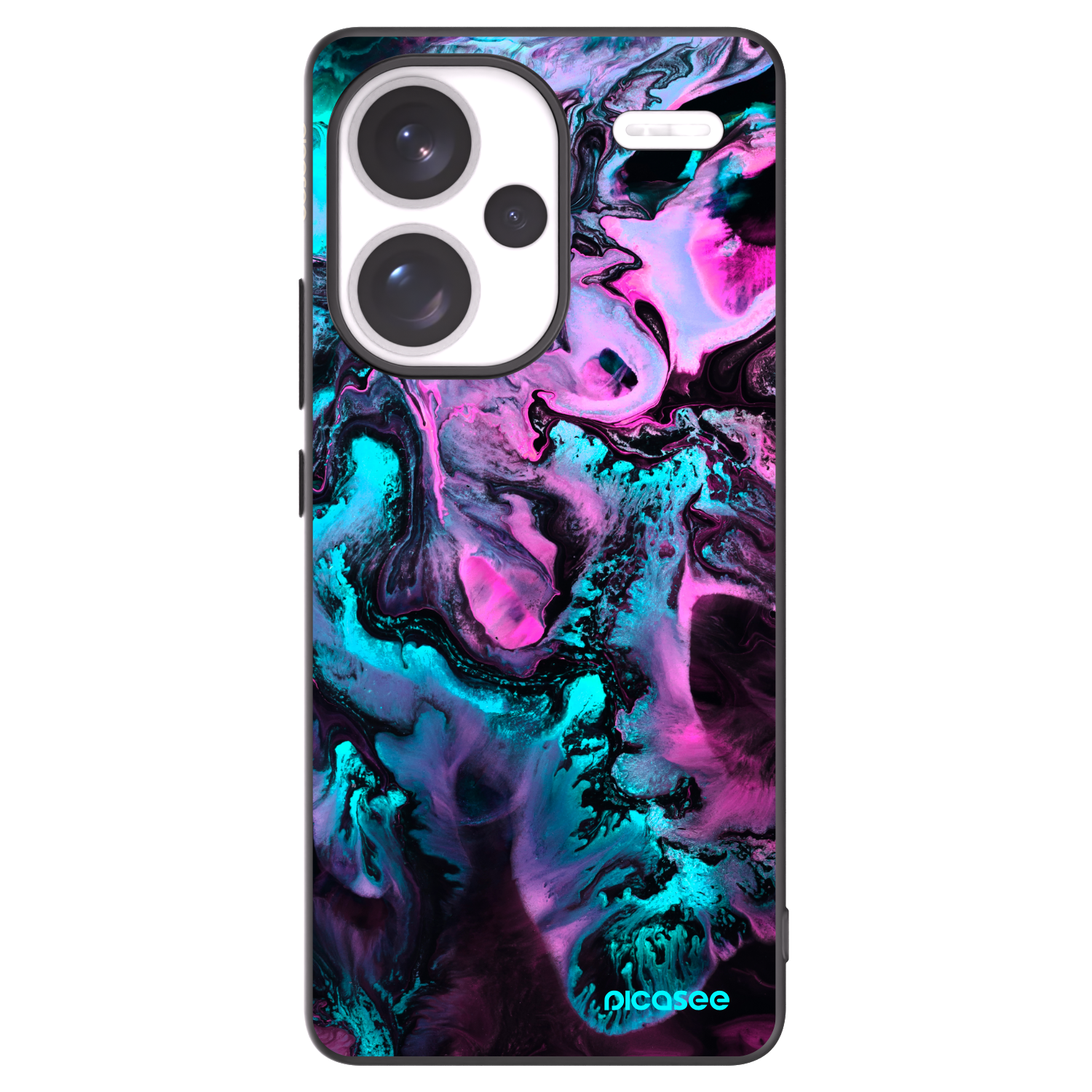 Picasee silikonový černý obal pro Xiaomi Redmi Note 13 Pro+ 5G - Lean