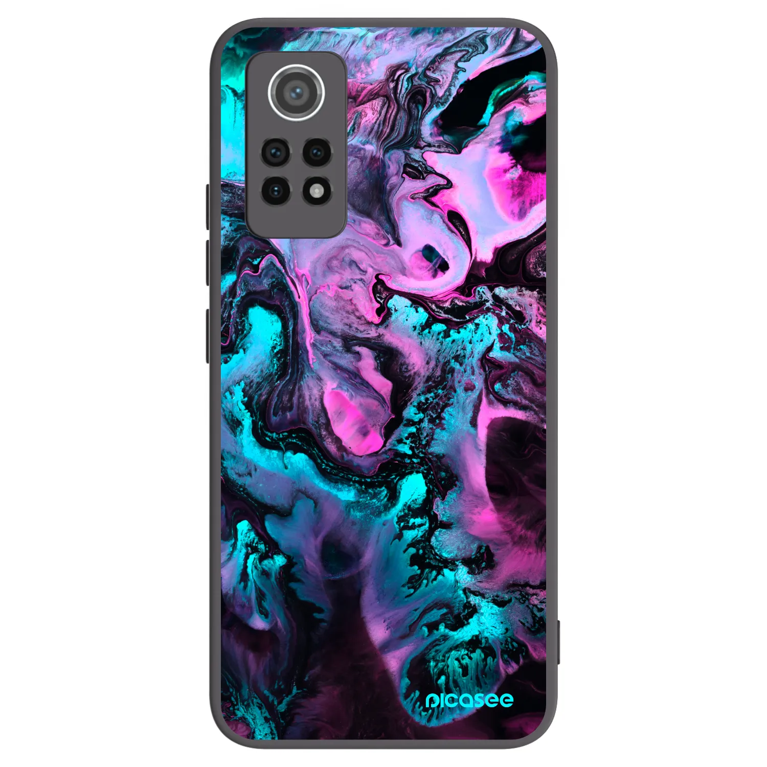 Picasee silikonový černý obal pro Xiaomi Redmi Note 12 Pro 4G - Lean