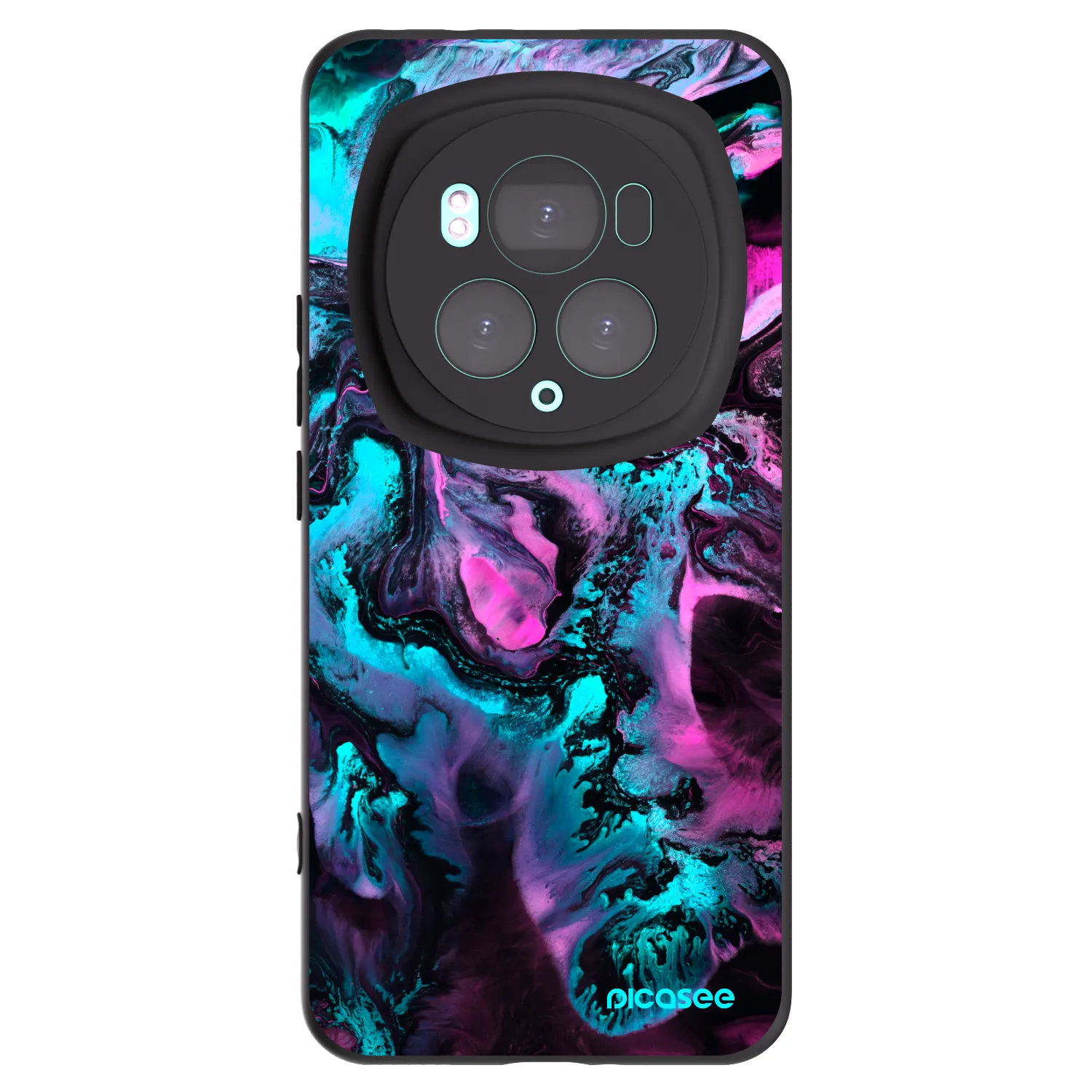 Picasee silikonový černý obal pro Honor Magic6 Pro - Lean