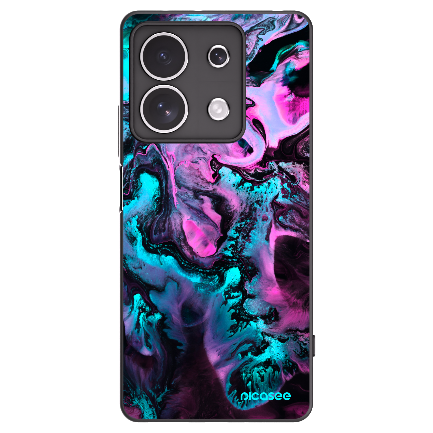 Picasee silikonový černý obal pro Xiaomi Redmi Note 13 4G - Lean