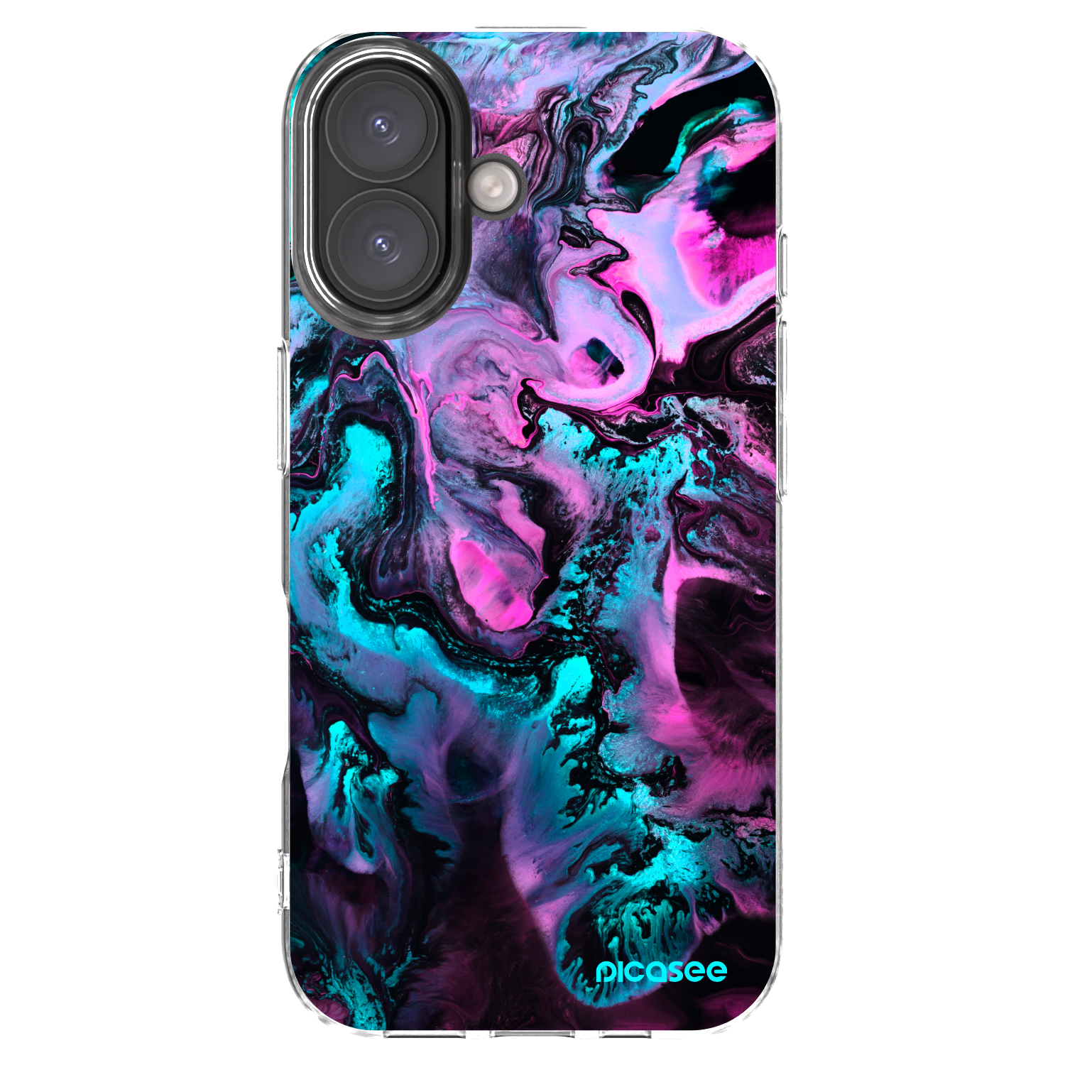 Picasee silikonový průhledný obal pro Apple iPhone 16 - Lean