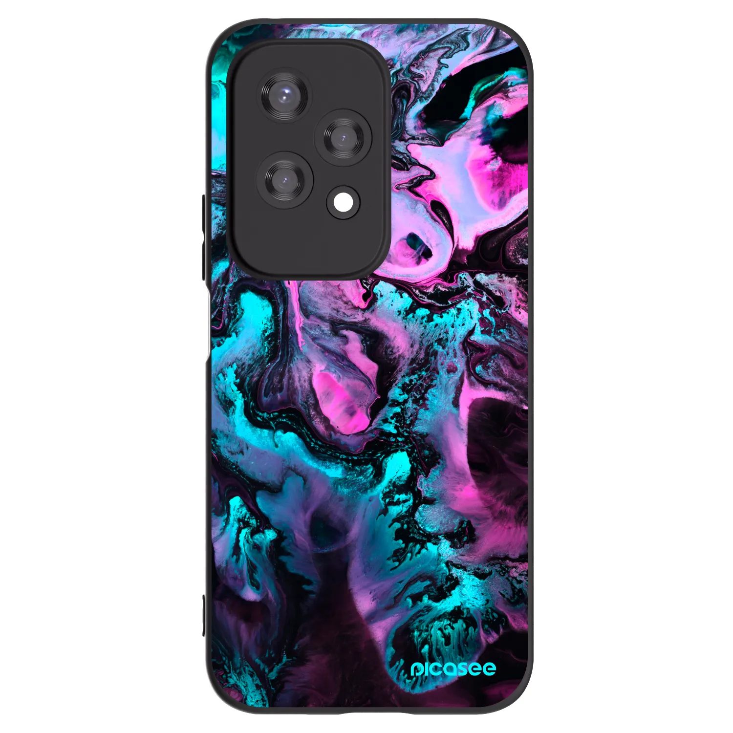 Picasee silikonový černý obal pro Honor 200 Lite - Lean
