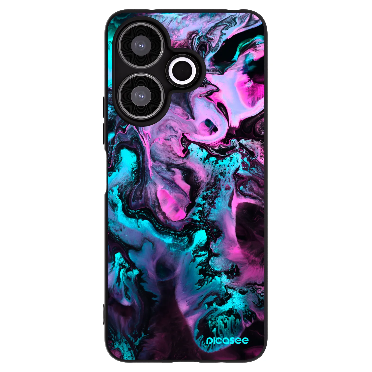 Picasee silikonový černý obal pro Xiaomi Redmi 13 4G - Lean