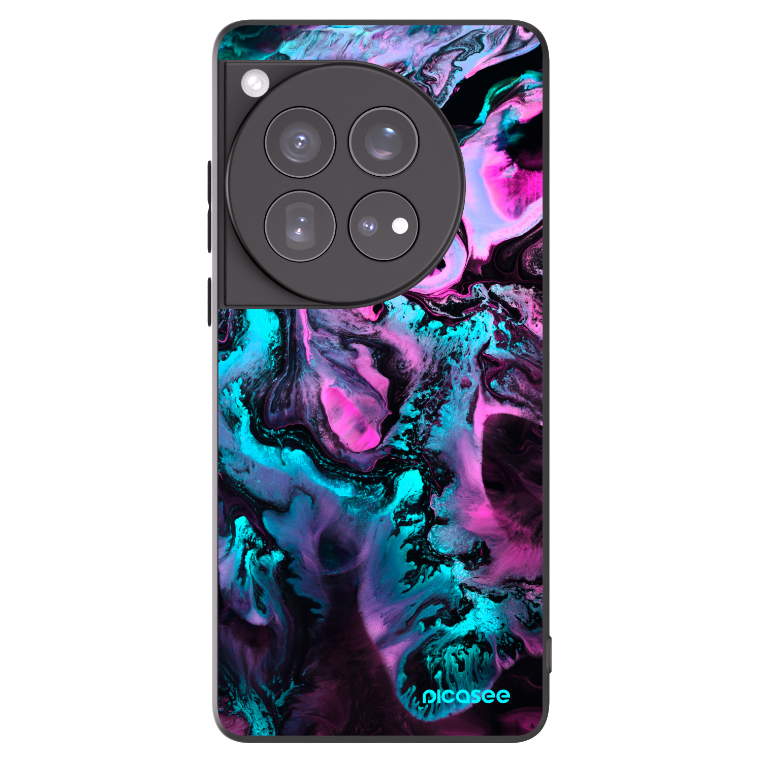 Picasee silikonový černý obal pro OnePlus 12 5G - Lean